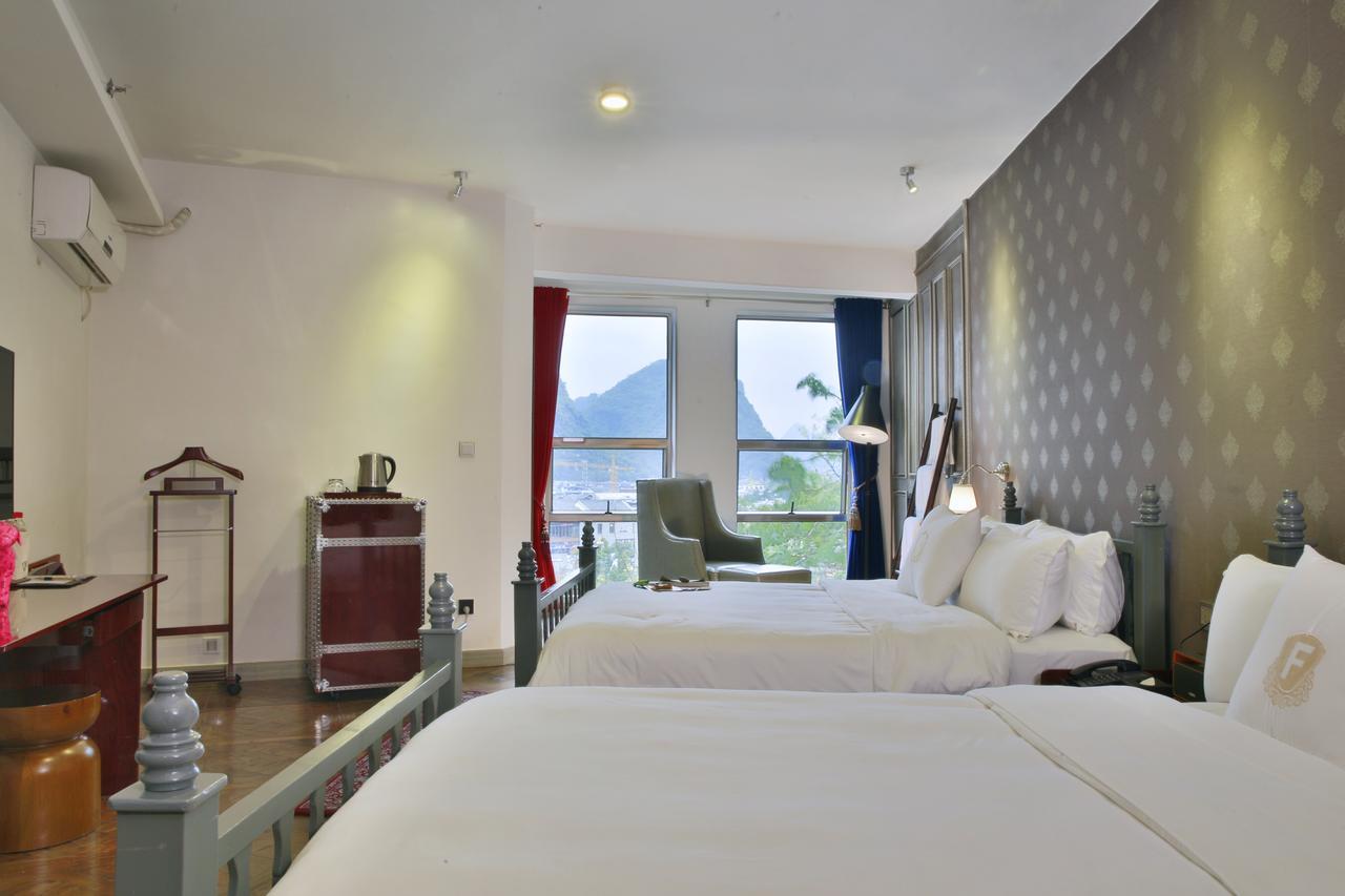 גווילין Fanli Hotel Yangshuo West Street מראה חיצוני תמונה